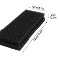 2PCS Fish Tank Filter Cotton Black Thickened Biochemical Cotton Water Rattan Cotton Turtle Tank Filter Material Filter Sponge