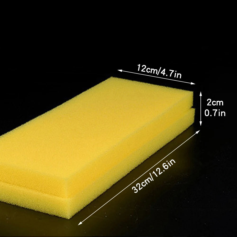 2PCS Fish Tank Filter Cotton Black Thickened Biochemical Cotton Water Rattan Cotton Turtle Tank Filter Material Filter Sponge