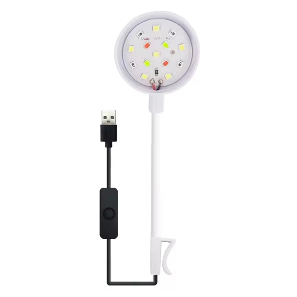 1PC Small Fish Tank Led Light Aquatic Grass Lighting Mini Fill Light Waterproof Aquarium Landscaping Accessories