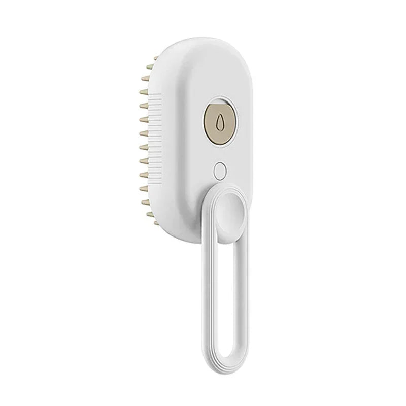 Cepillo de vapor para mascotas, gatos y perros, limpieza, spray de vapor, masaje, peine de belleza 3 en 1, depilación, suministros de aseo, accesorios para mascotas, peine