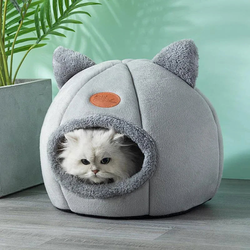Nouveau Lit pour Chat Confort Sommeil Profond Hiver, Tapis, Panier, Petite Niche pour Chien, Produits pour Animaux, Tente Douillette, Nid, Cama Gato Intérieur