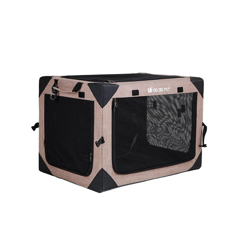 Dog Crate Travel Foldable Pet Crate for Puppy/Small Dog 18 Lbs Soft Cat Carrier Fit for Indoor & Outdoor/Car Back Seat/Trunk