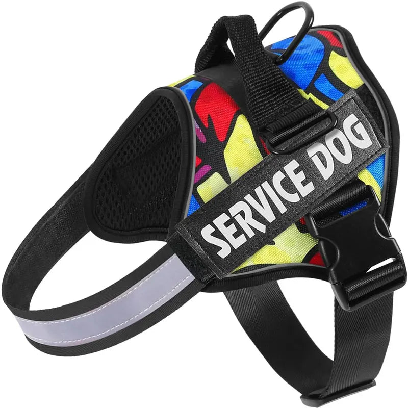 Chest Strap Dog Vest Harness Medium and Large Dog Border Collie Golden Hair Bucket Explosion proof Flushing Dog Harness