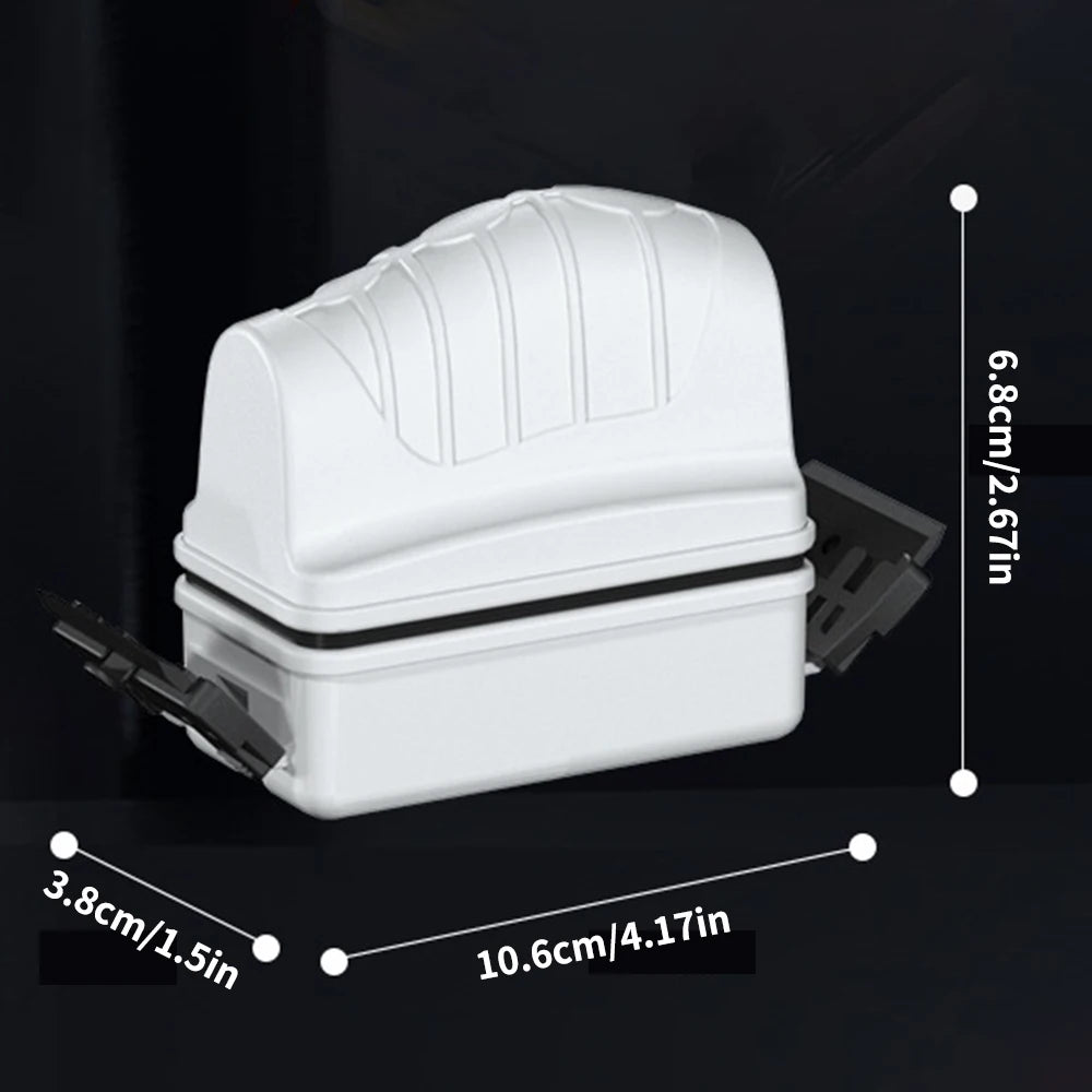 1PC Fish Tank Magnetic Brush Carbon Fiber Cleaning Brush To Remove Moss Glass Suspension Blade Algae Magnetic Brush