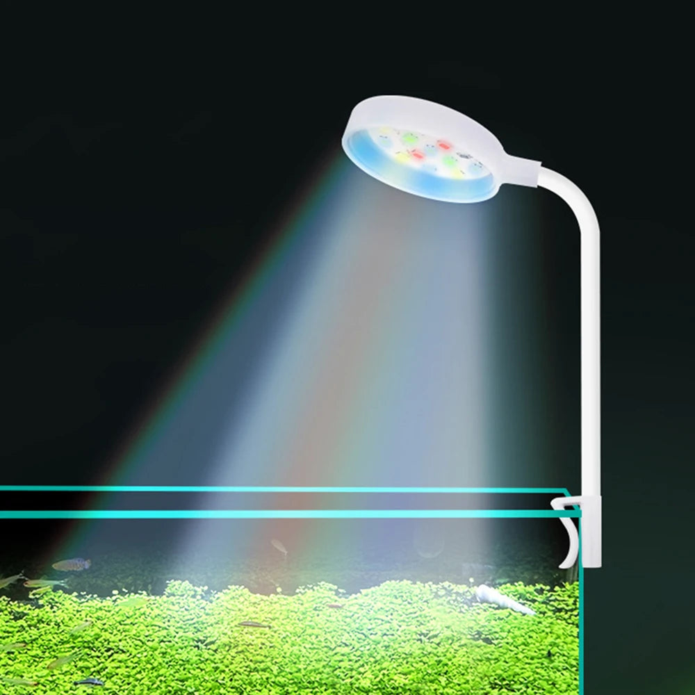 1PC Small Fish Tank Led Light Aquatic Grass Lighting Mini Fill Light Waterproof Aquarium Landscaping Accessories