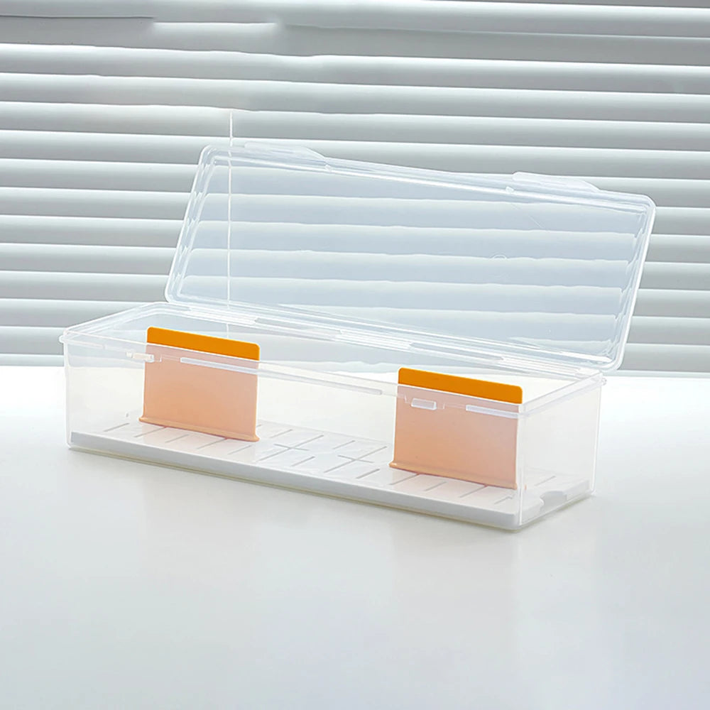1PC Transparent Clamshell Storage Box Game Cards Card Storage Box Portable Board Game Plastic Box Organizer Box