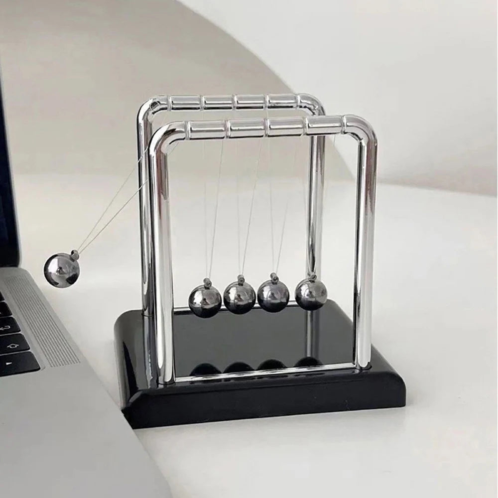 1PC Newton Pendulum Ball Perpetual Motion Machine Magnetic Levitation Small Decoration For Study Office Desktop