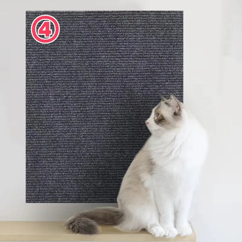 Tabla rascadora autoadhesiva recortable para gatos, protección de sofá para pared, antiarañazos para gatos, bricolaje, rascador para gatos, sofá, patas afiladas