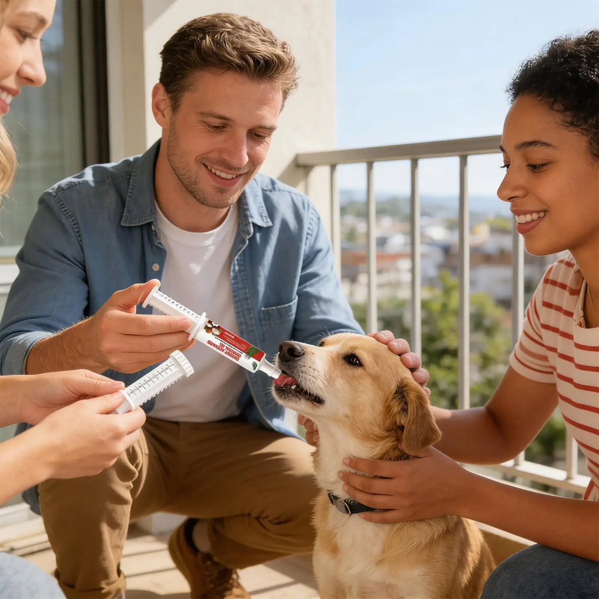 Gel de soin pour animaux à la coquille de noix de coco pour chien et chat : soutien intestinal, supplément pour la santé digestive, soulagement, équilibre digestif, soin de la flore intestinale