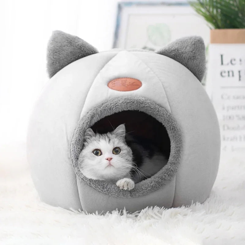 Nouveau Lit pour Chat Confort Sommeil Profond Hiver, Tapis, Panier, Petite Niche pour Chien, Produits pour Animaux, Tente Douillette, Nid, Cama Gato Intérieur