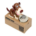 1PC Creative Electric Cartoon Eating Money Dog Piggy Bank Fortune Dog Piggy Bank Children'S Birthday Gift Toys