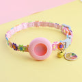 Pour Airtag Collier de Chat avec Pendentif Cœur Fille Chat Mignon Fleur de Positionnement Housse Collier de Chat Chaton Chiot Lapin Sans Airtag