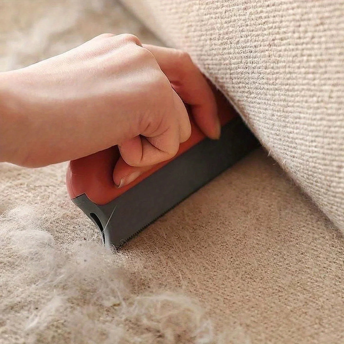 Brosse Épilatoire Efficace pour Chats et Chiens - Rase Doucement la Laine et Nettoie le Pelage pour une Maison Propre et Ordonnée