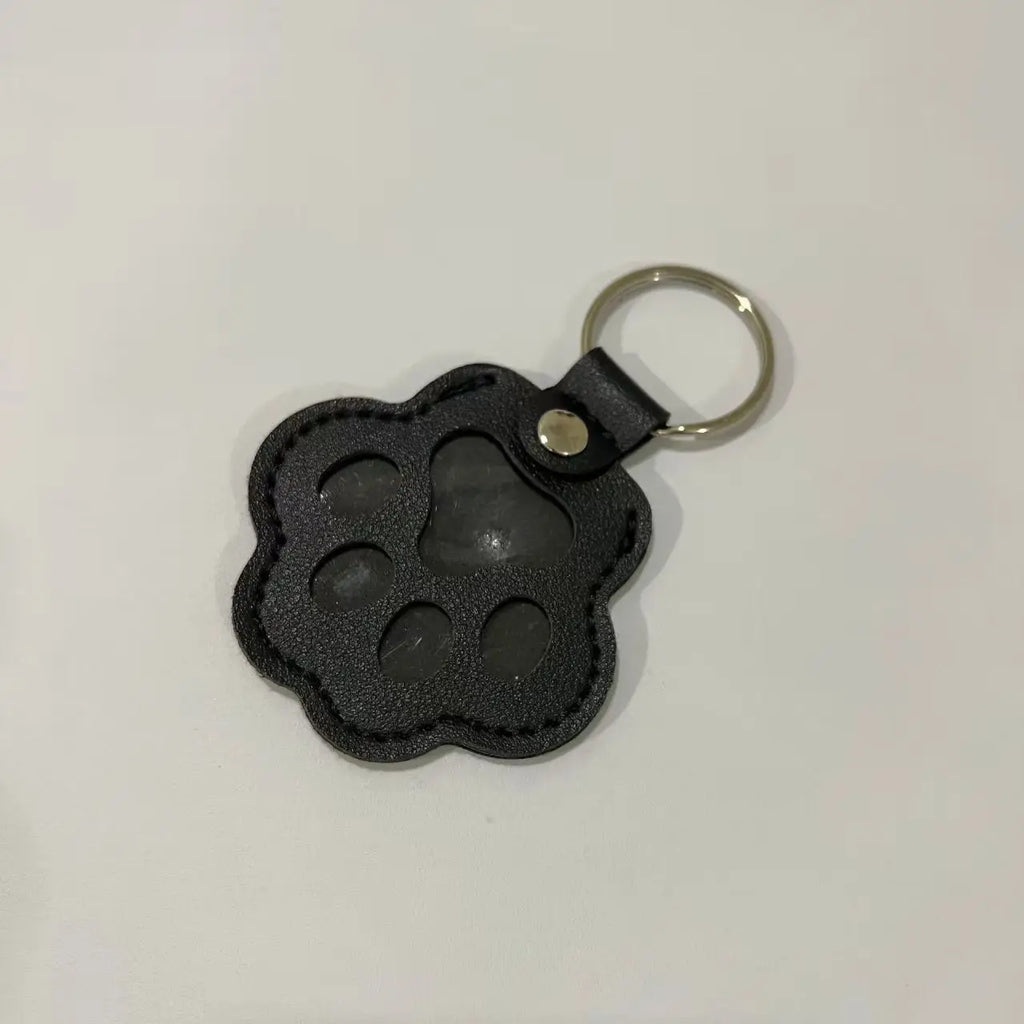 Porte-clés collector de poils de chien en cuir, souvenir commémoratif pour animaux de compagnie, pendentif de rangement de poils, cadeau porte-clés