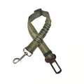 Cinturón de seguridad ajustable para perros, arnés para coche, nailon reflectante, amortiguación, elasticidad, accesorios de viaje para perros