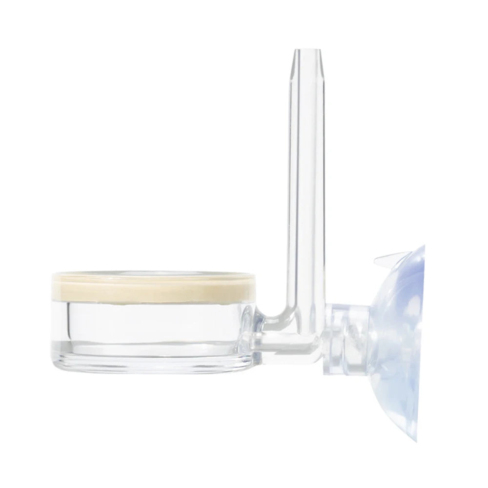 1PC Diffuser for Aquarium Plants, Clear CO2 Atomizer Aquarium CO2 Diffuser with Suction Cup