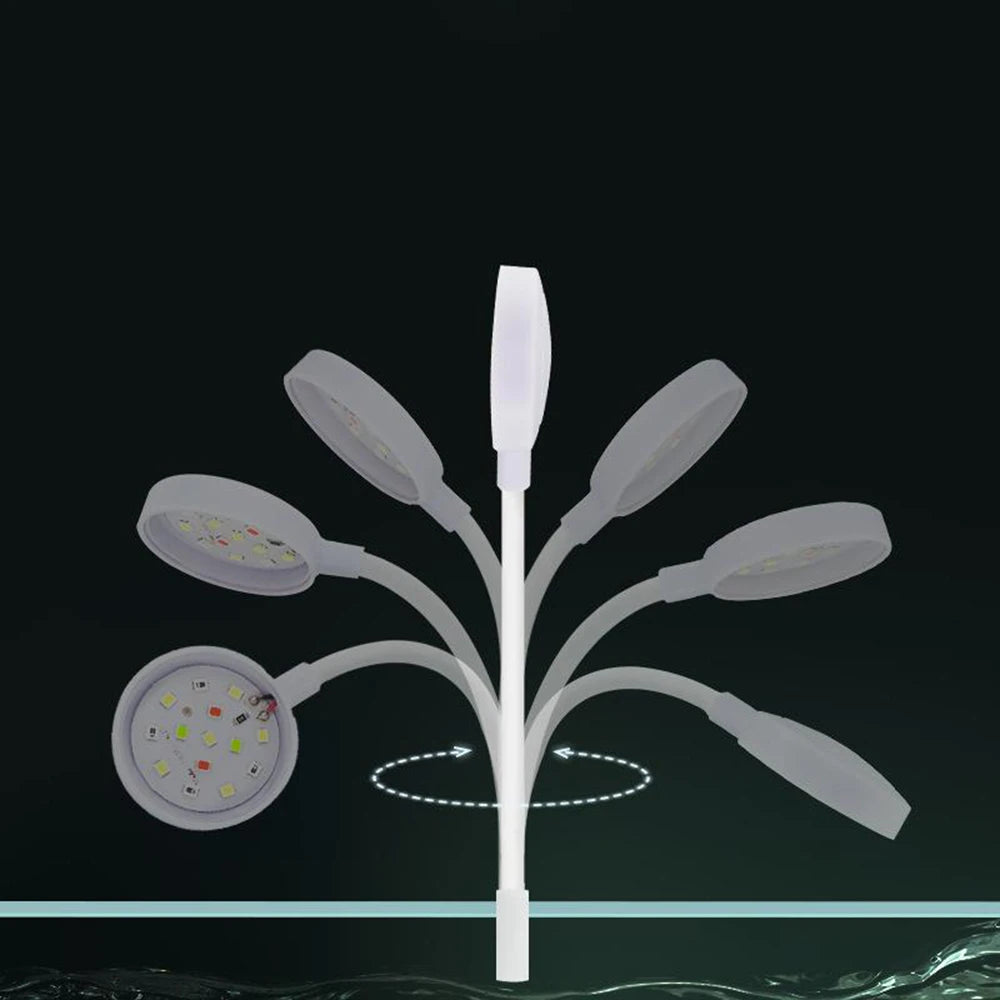 1PC Small Fish Tank Led Light Aquatic Grass Lighting Mini Fill Light Waterproof Aquarium Landscaping Accessories