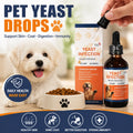 Gotas para el Alivio de Infecciones por Hongos en Perros, Alivio del Picor, Suplemento Líquido para Mascotas, Salud de la Piel y el Pelaje, Cuidado de Oídos y Ojos, Sabor a Tocino, 60ml