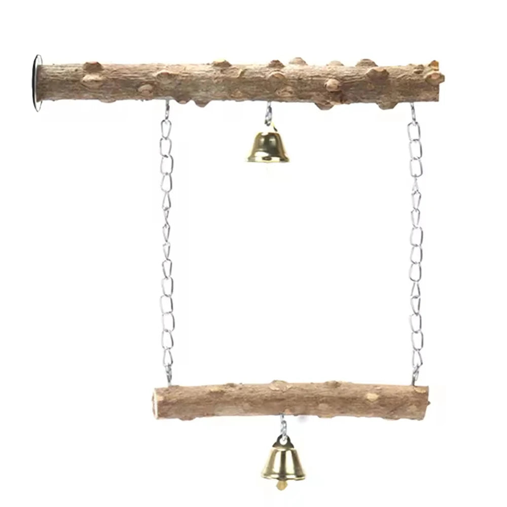 1PC Parrot suspension bridge toys, bird toys, swing supplies, claw grinding, pole standing, birdcage accessories