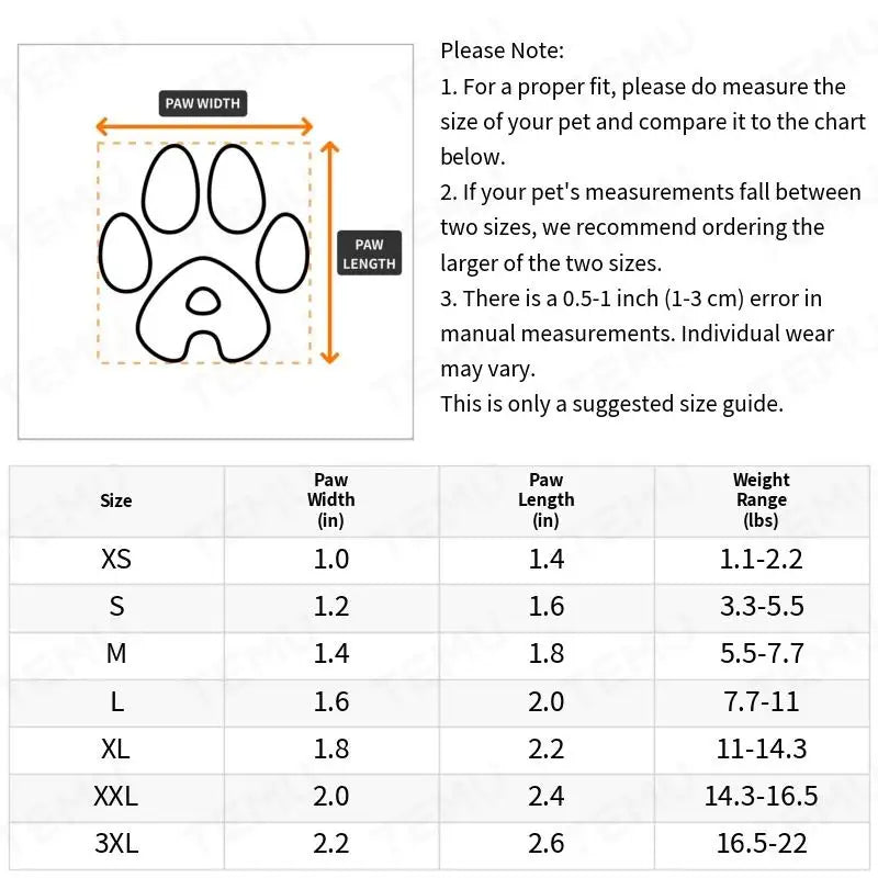 4 bottes imperméables pour petits chiens - Protégez les pattes de votre animal et gardez-les au sec, bottes de pluie d'extérieur pour chiens
