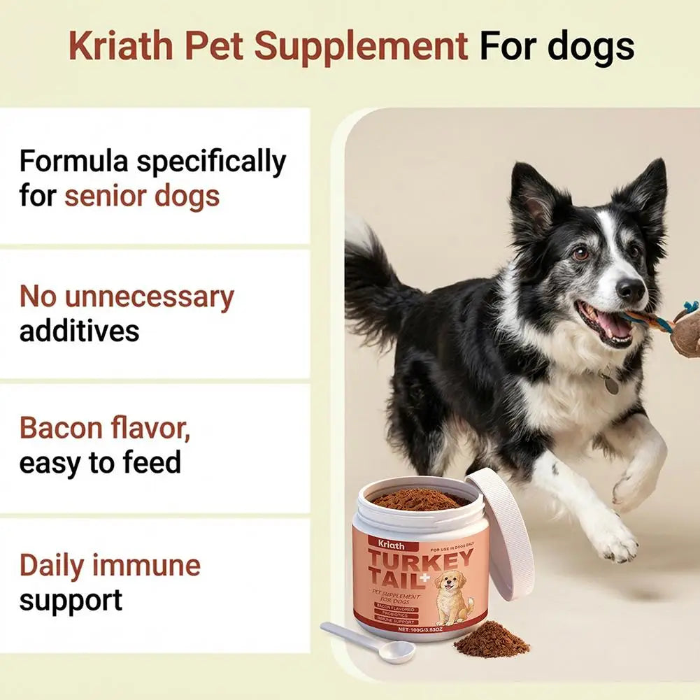 Compléments pour la peau et le pelage de chien 100g, soulagement des démangeaisons pour la peau sèche, fournitures de soins de santé pour petits et grands chiens, chiots âgés