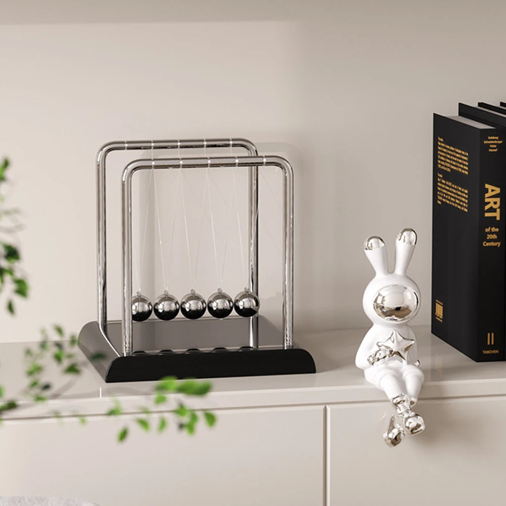 1PC Newton Pendulum Ball Perpetual Motion Machine Magnetic Levitation Small Decoration For Study Office Desktop