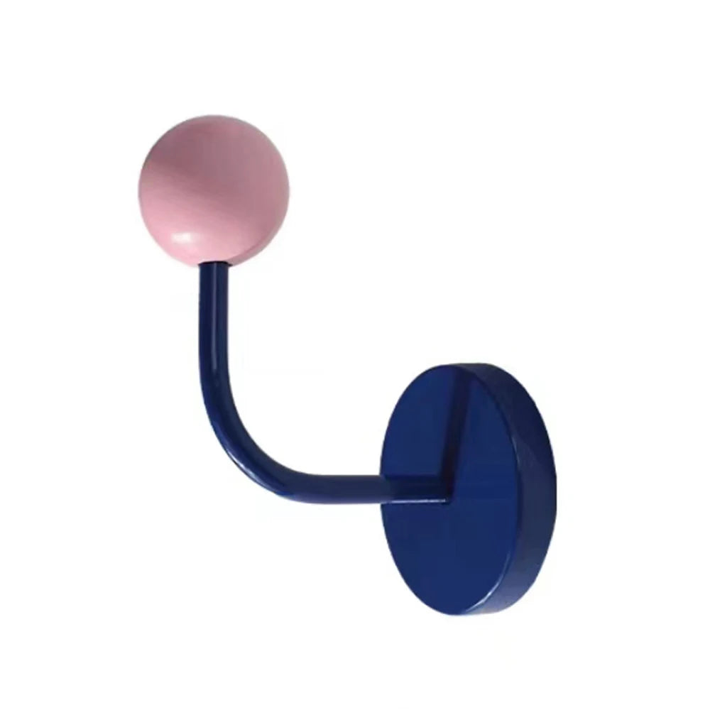 1PC Color Creative Magnetic Hook No Punch Magnetic Hook Kitchen Bathroom Door Refrigerator Strong Traceless Decoration