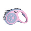 Laisse de 3m 5m en nylon rétractable automatique pour chien, durable, pour chat, sangle extensible pour chiot, traction en roulette pour la promenade et la course de petits chiens