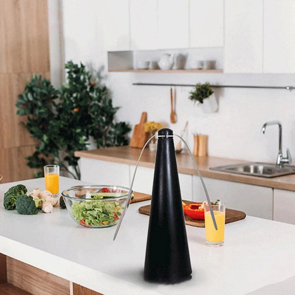 1PC Indoor and outdoor household automatic fly trap, battery fly fan, multifunctional fly repellent