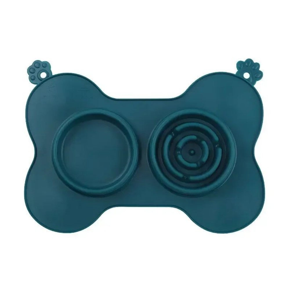 Tapis à lécher en silicone pour animaux de compagnie, napperon antidérapant pour chat, tapis d'alimentation lente, soulage l'anxiété, tapis à lécher pour chien, assiette d'alimentation à lécher