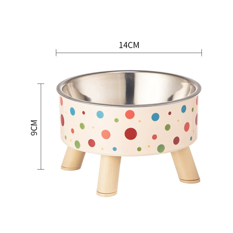 Cat Neck Protection Pet Anti-tumble Cat Bowl