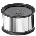 Stainless Steel Large Capacity Pet Non-slip Splash-proof Water Bowl
