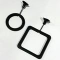 Fish tank feeding ring-round-blue-1 piece