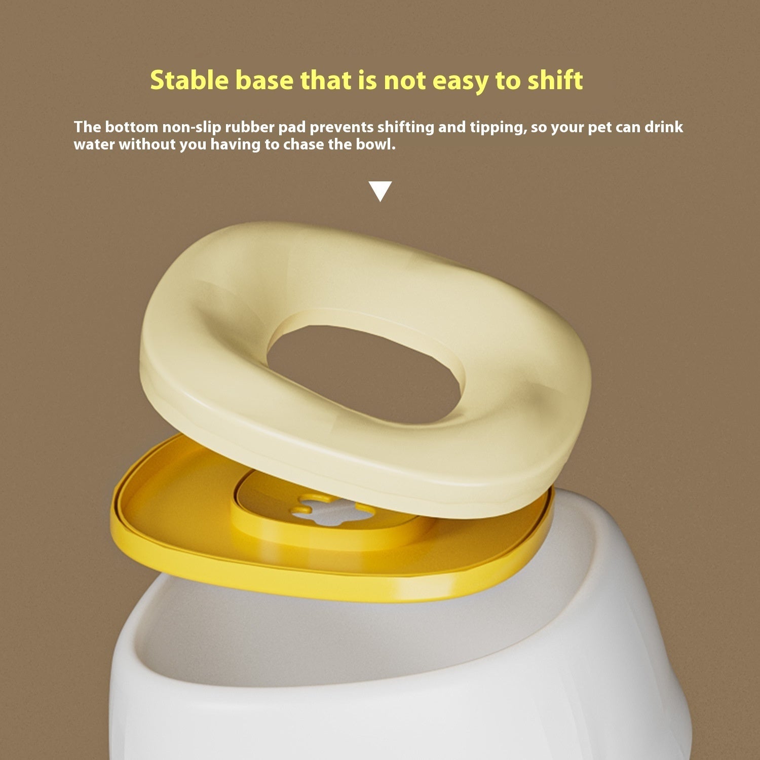 Anti-tumble Dog Keep Dry Mouth Floating Bowl