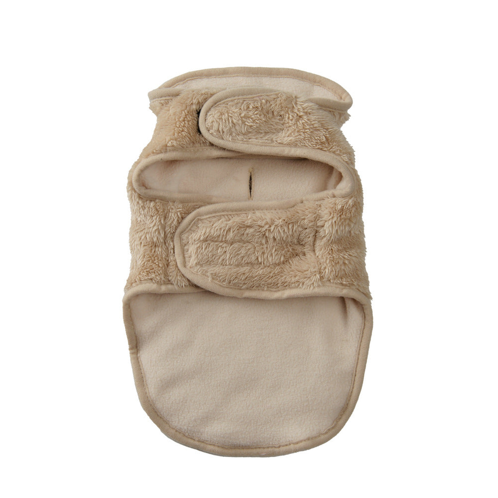 Windproof Suede Coat For Fall And Winter Teddy And Schnauzer Apparel