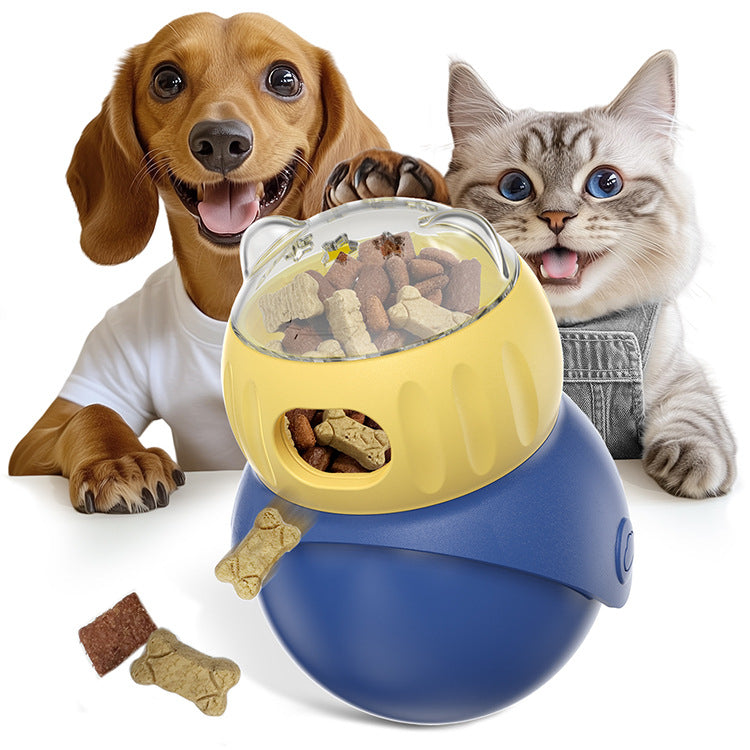 New Tumbler Owl Self-service Food Leakage Puzzle Cat Toy
