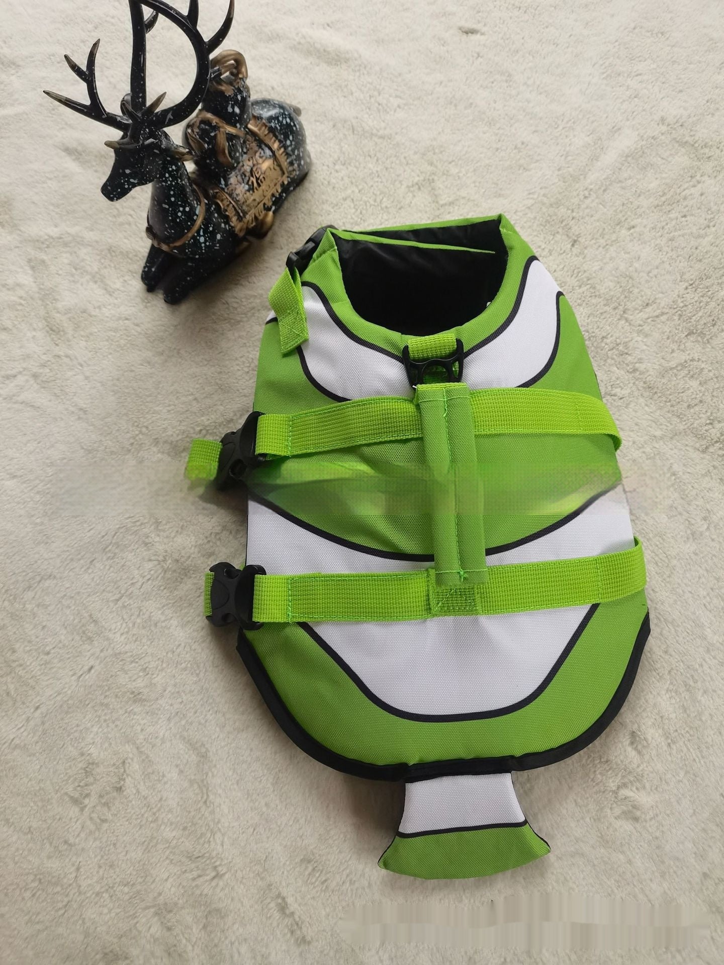 Simple And Versatile Striped Pet Life Jacket